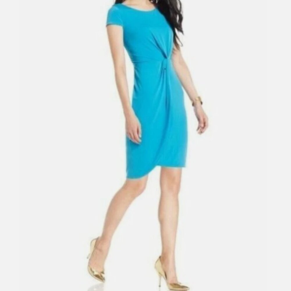 Bar III Jersey Knit Cap Sleeve Dress M